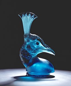 Tête de Paon Bouchon Turquoise (verre)